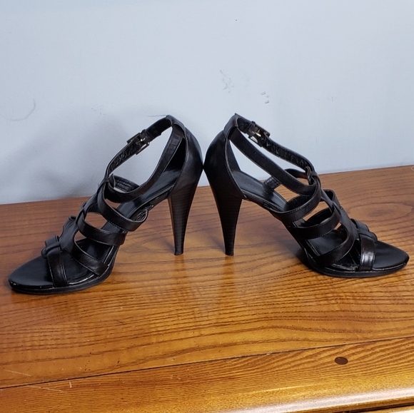 4" Leather Heeled sandals Franco Fortini size 9 EUC - Picture 10 of 10